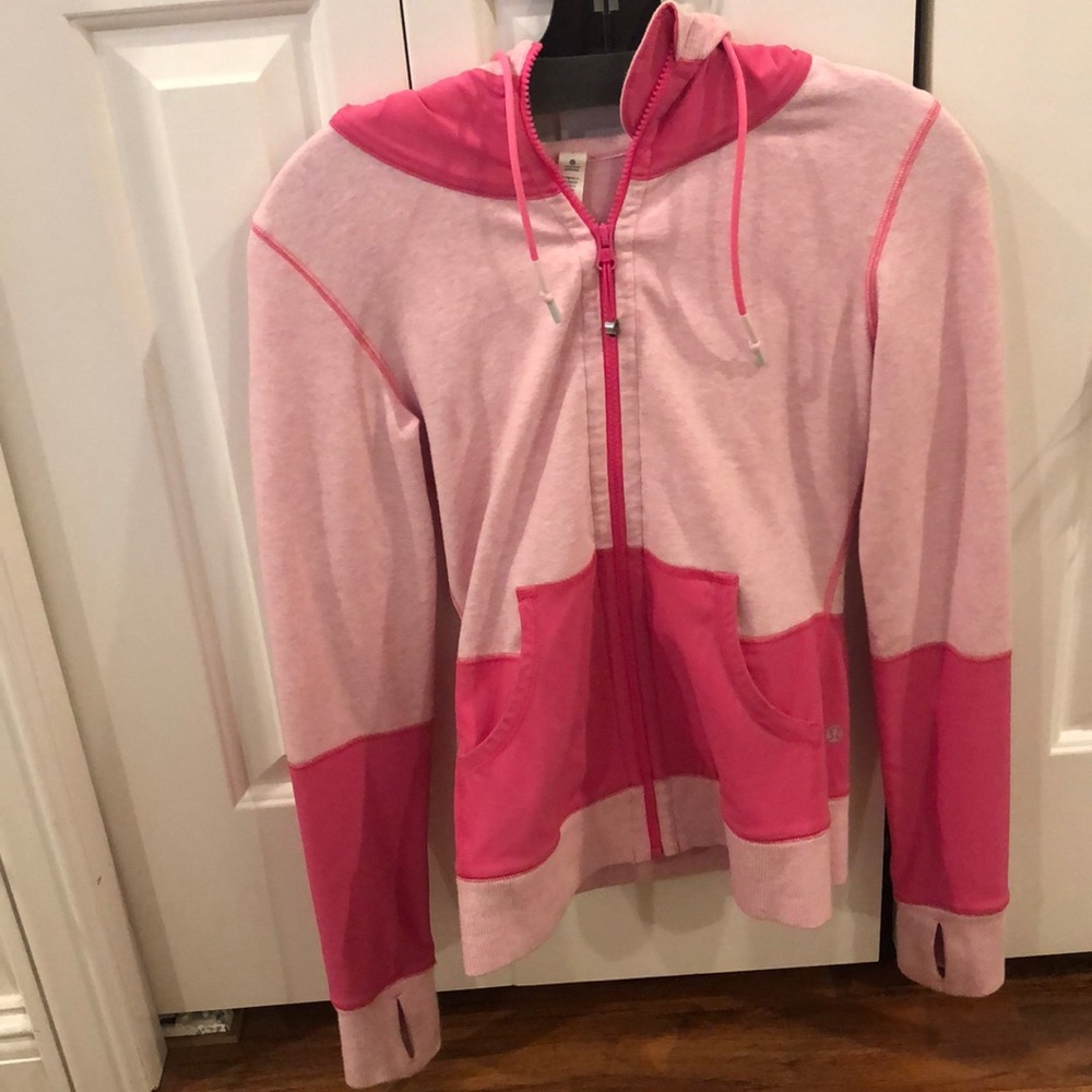 Pink Lululemon Zip up jacket